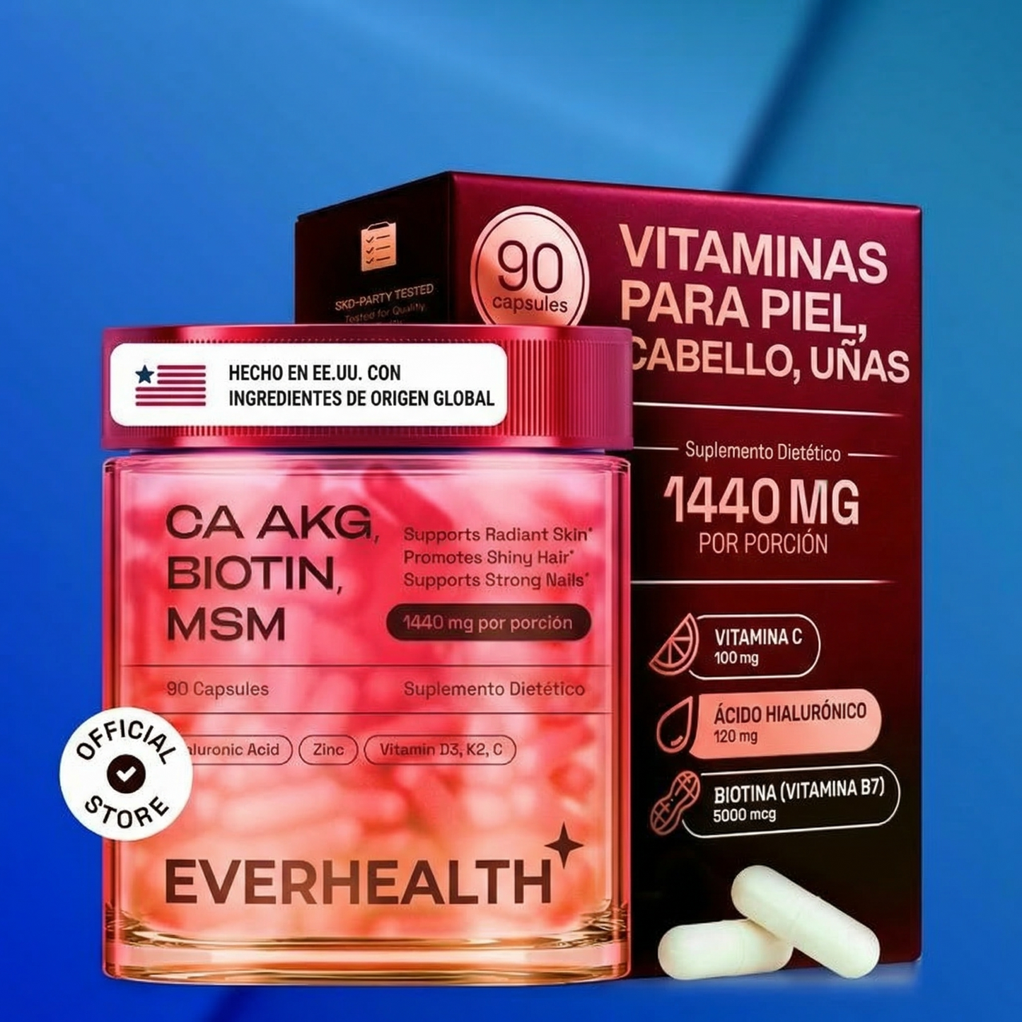 EverHealth® CA AKG Biotina MSM