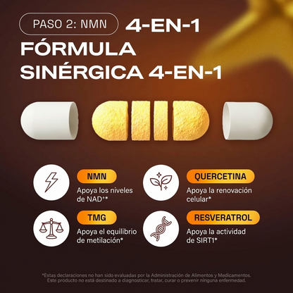 EverHealth® Pack Anti-Edad NAD + NMN + CA AKG