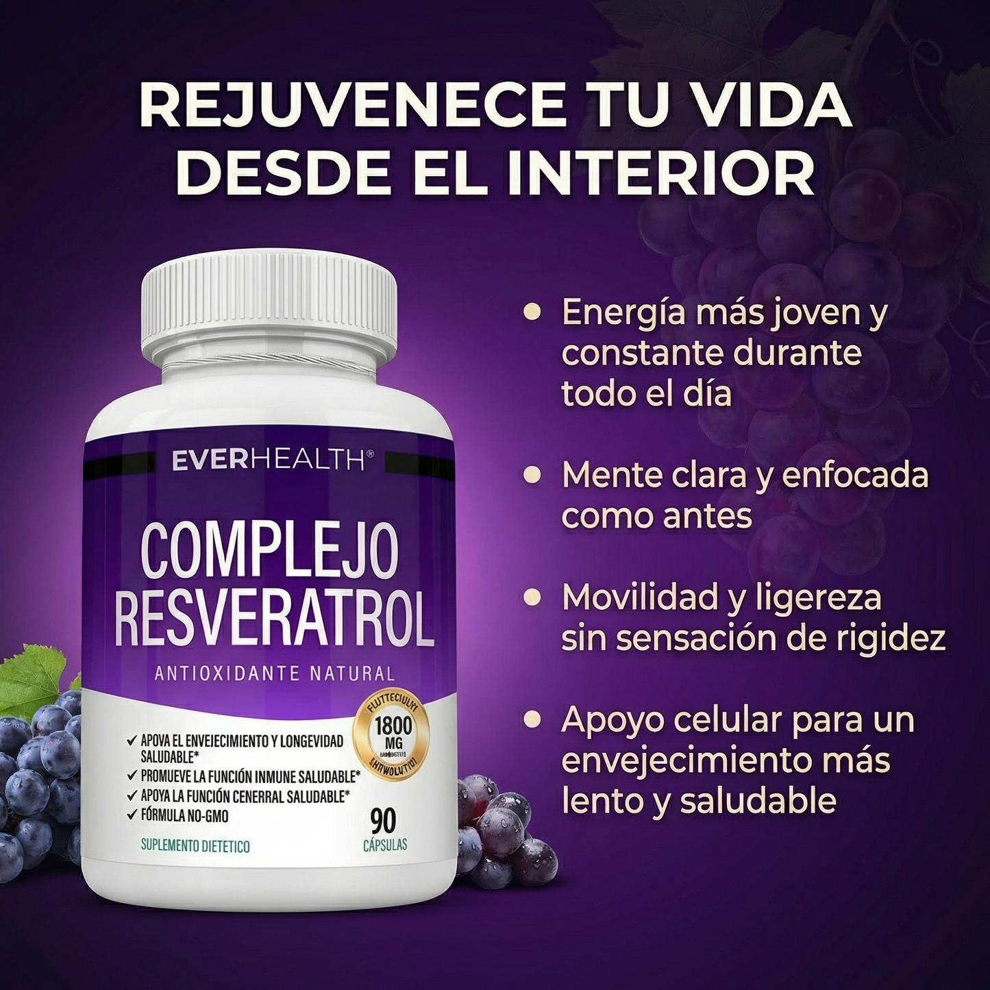 EverHealth® Resveratrol 1800mg