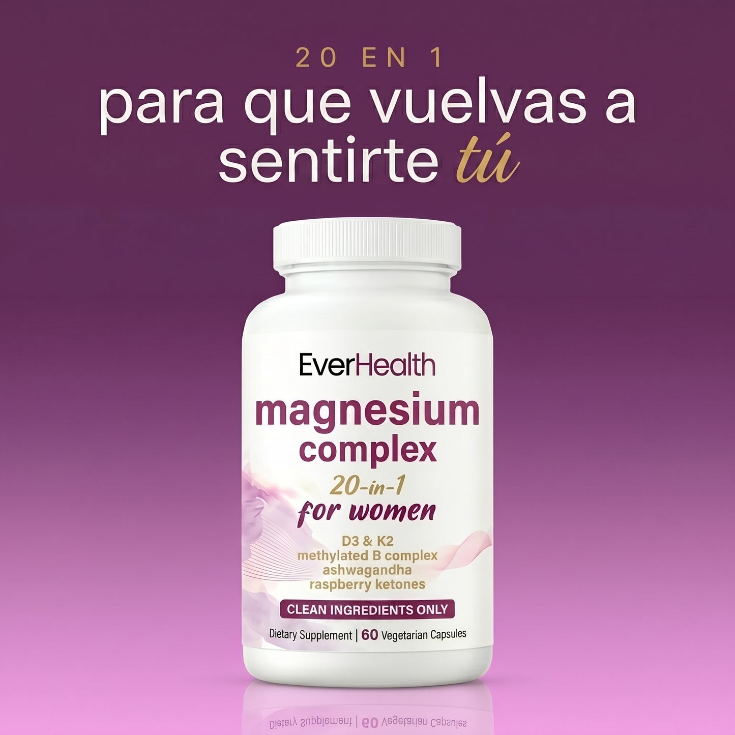 Magnesio EverHealth® 20 en 1 para Mujeres