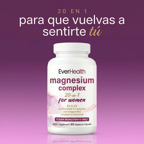 Magnesio EverHealth® 20 en 1 para Mujeres