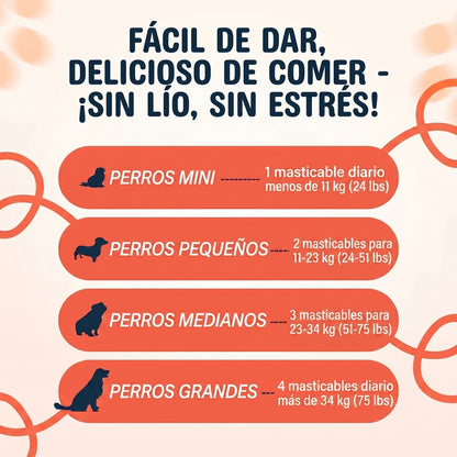 Masticables EverHealth® Para La Salud de tu Perro