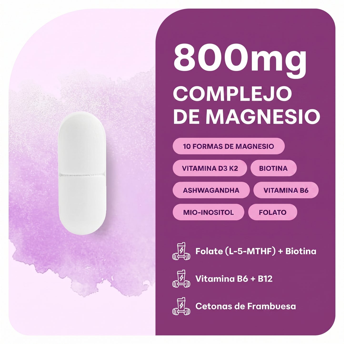 Magnesio EverHealth® 20 en 1 para Mujeres